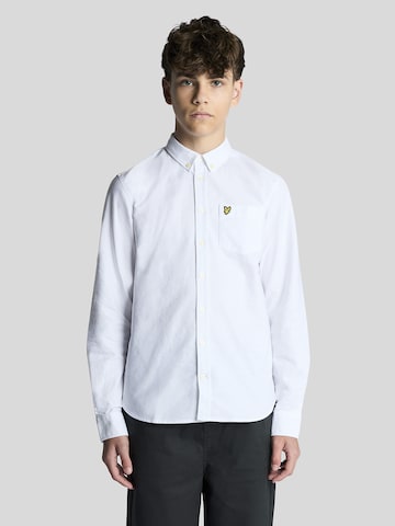 Lyle & Scott Regular fit Button up shirt in White: front