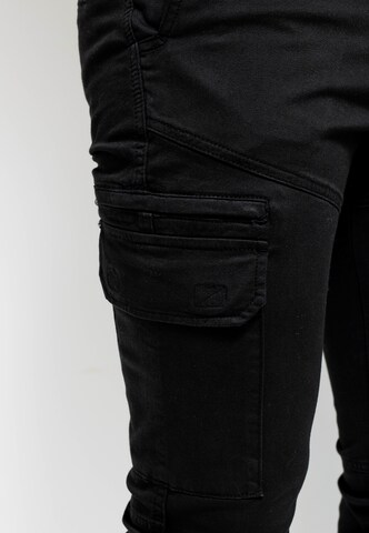 The Jokers Wide leg Cargo Pants in Black