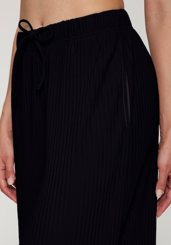 LASCANA - Pierna ancha Pantalón en negro