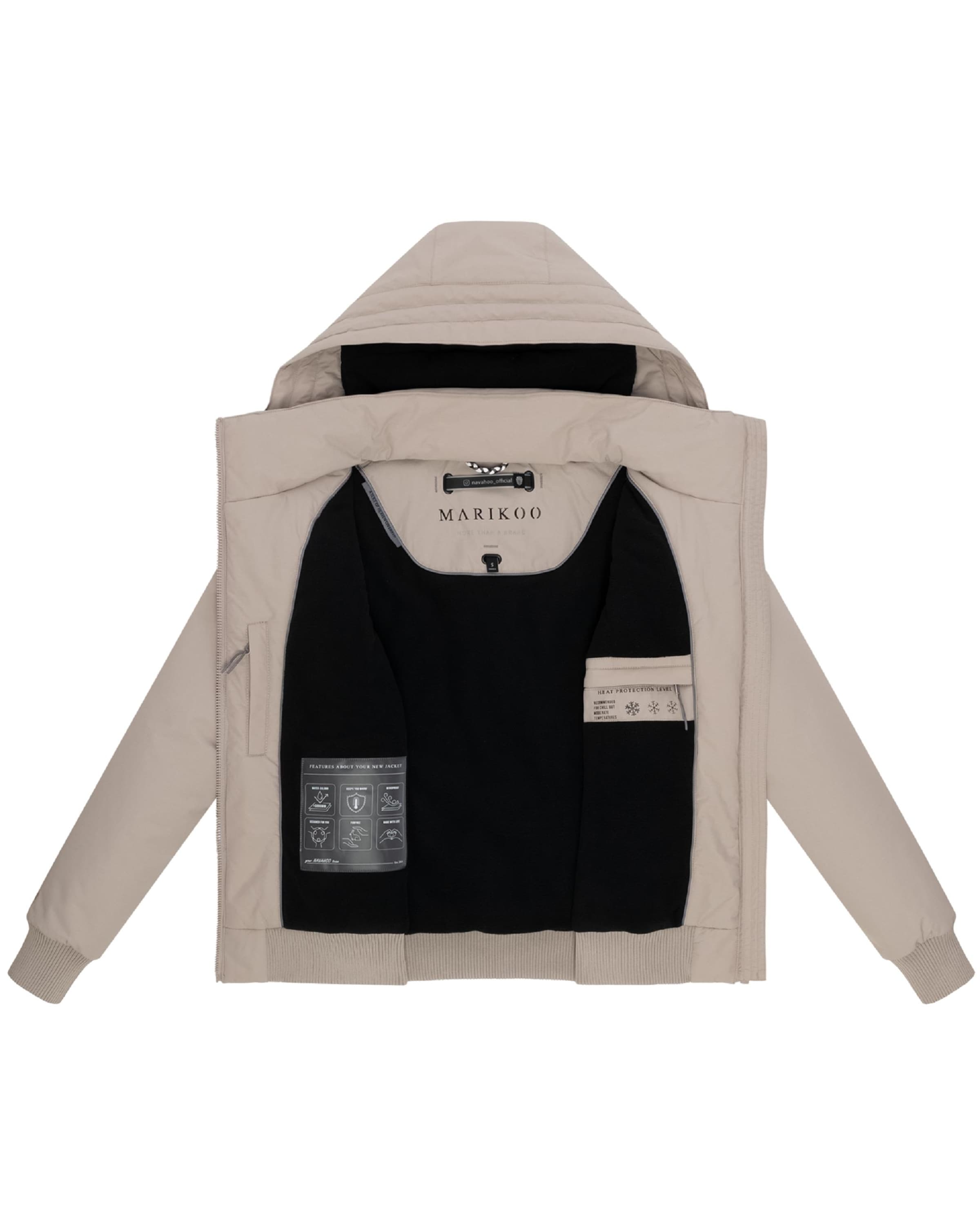 MARIKOO Функциональная куртка 'Mooni 16' в Серый