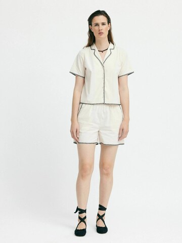 Résumé Shirt ' BeatriceRS ' in Beige