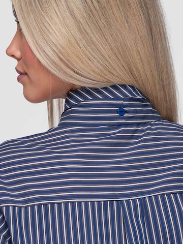 Ombre Blouse in Blue