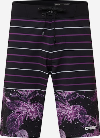 OAKLEY Boardshorts 'Retro Split' in Zwart: voorkant