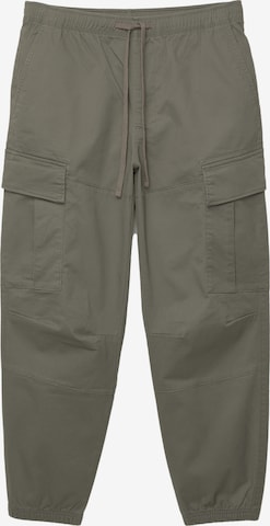 Pull&BearTapered Cargo hlače - zelena boja: prednji dio