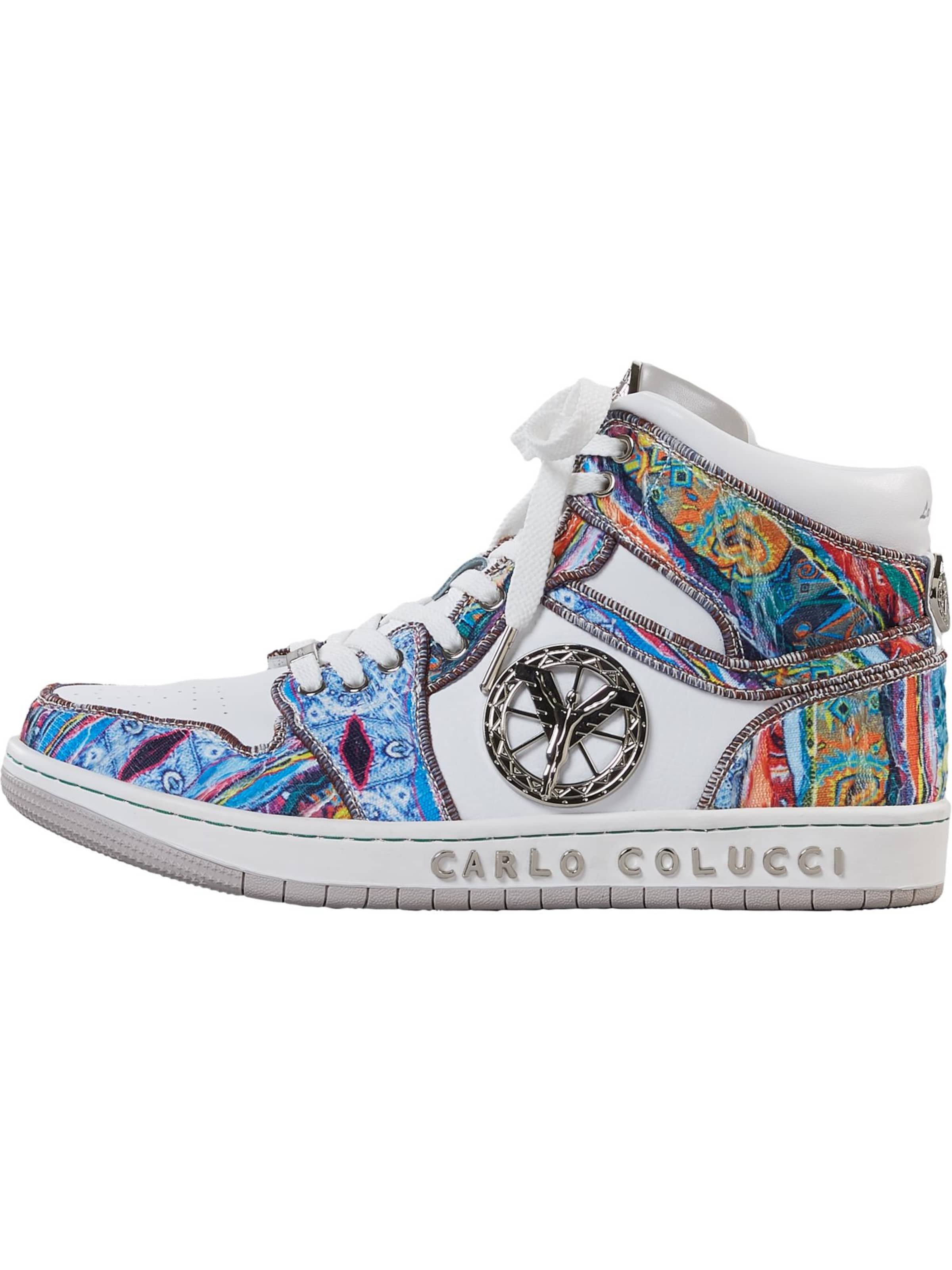 Carlo Colucci High-top trainers ' Dal Mas ' in White: front