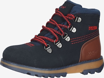 Kickers Boots in Blue: front