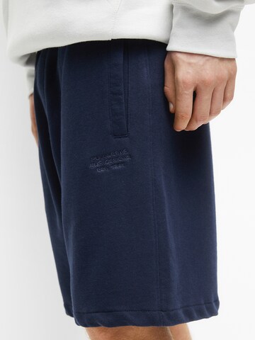 Loosefit Pantalon Pull&Bear en bleu