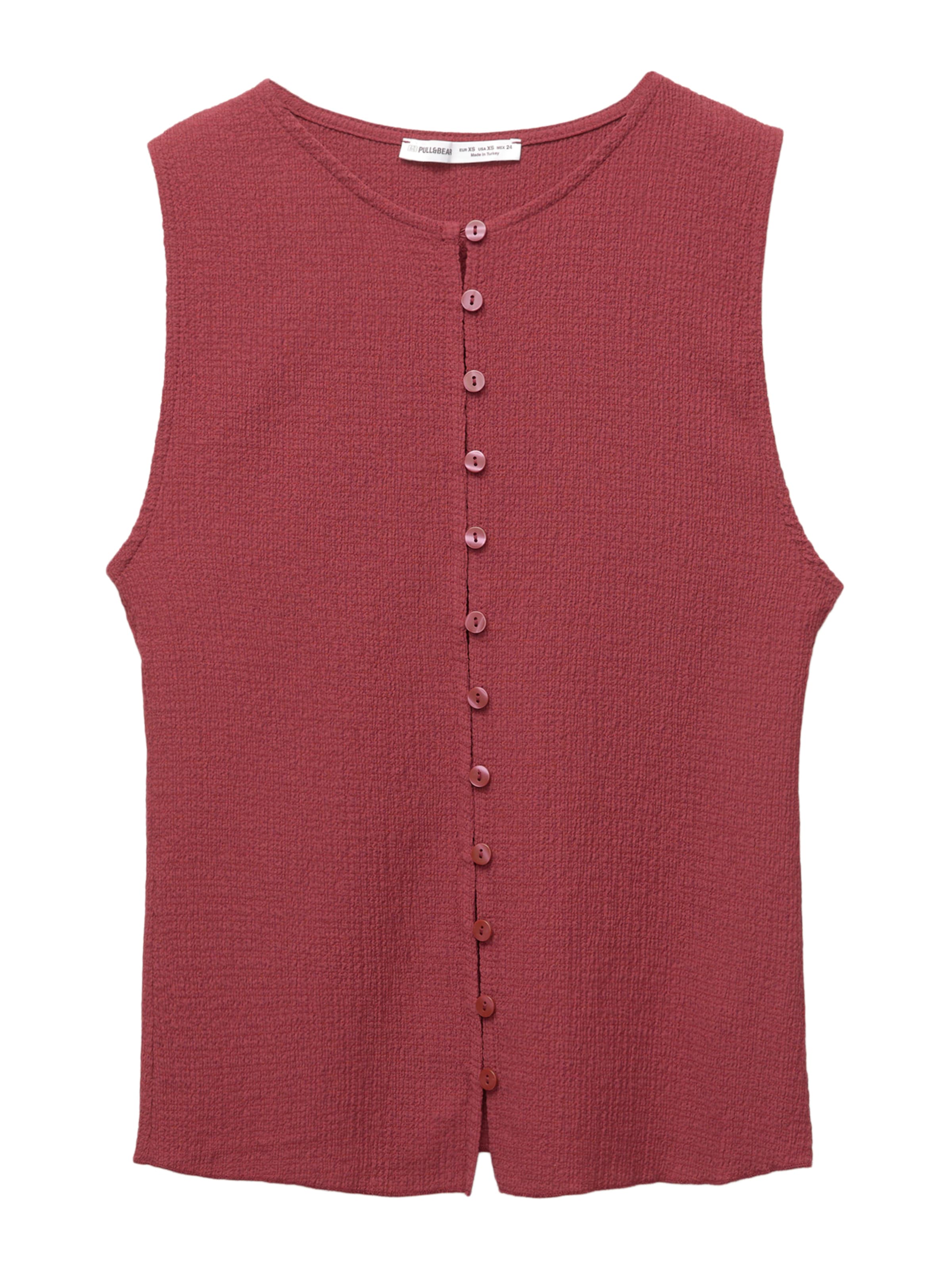 Camicia da donna di Pull&Bear in rosso: frontale