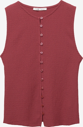 Bluză Pull&Bear pe roșu rodie, Vizualizare produs