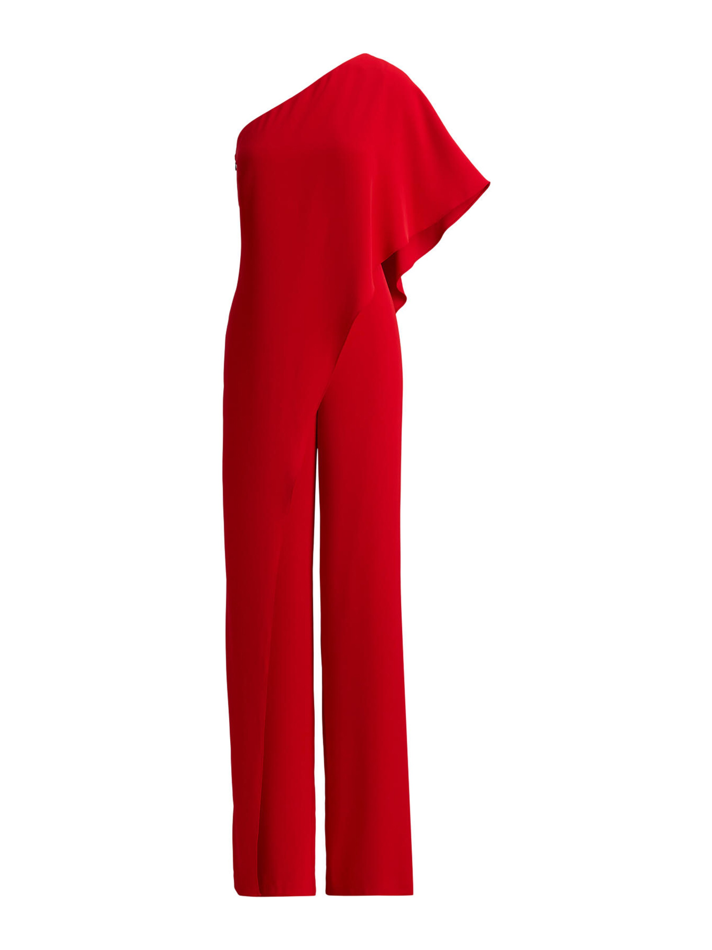 Tuta jumpsuit 'APRIL' di Lauren Ralph Lauren in rosso: frontale