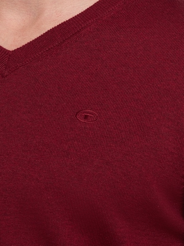 TOM TAILOR Pullover i rød
