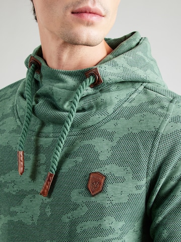 naketano Regular Fit Sweatshirt 'Supapimmel' in Grün