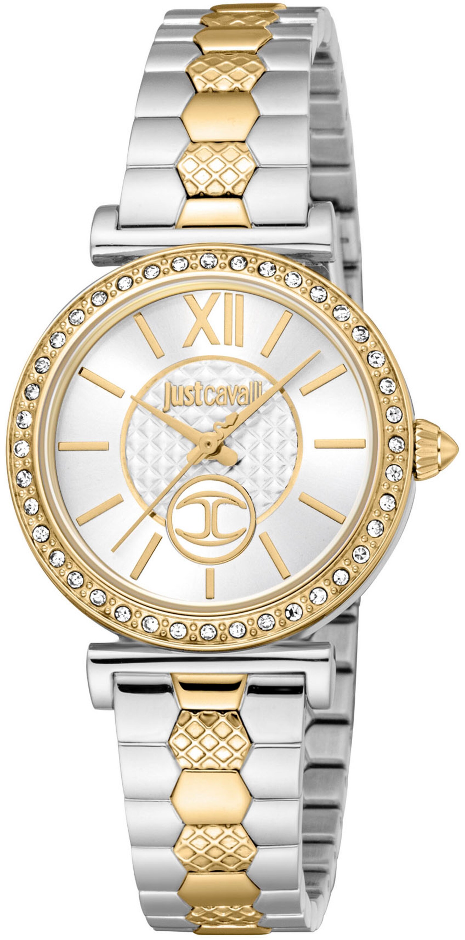 Just Cavalli Time Analog Watch in Gold: front