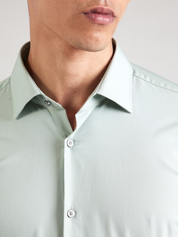 HUGO - Ajuste estrecho Camisa 'Jenno' en verde