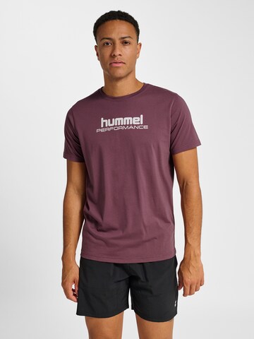 Hummel Shirt in Lila: voorkant