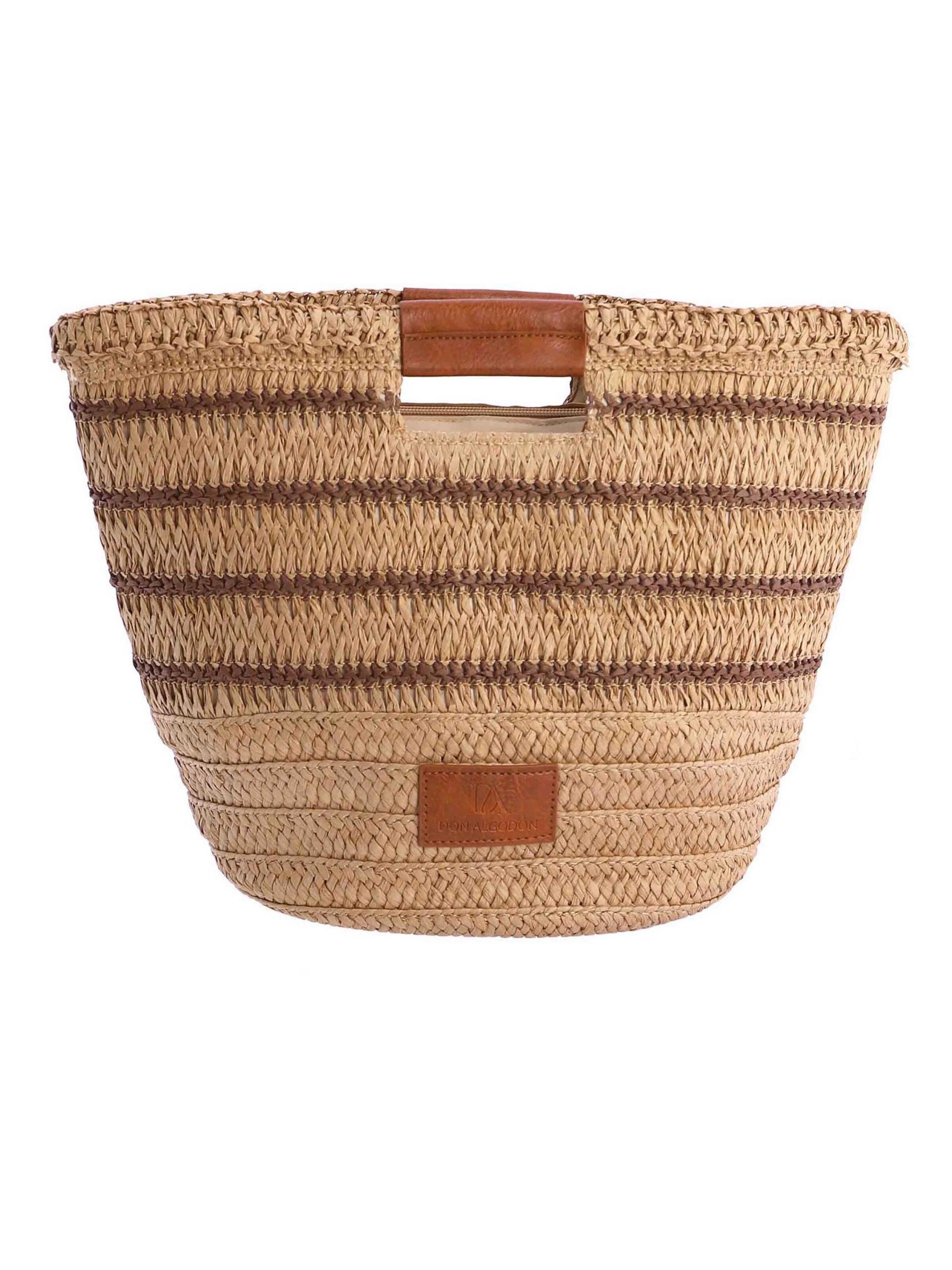 Don Algodon - Bolso de hombro 'Fione' en marrón: frente