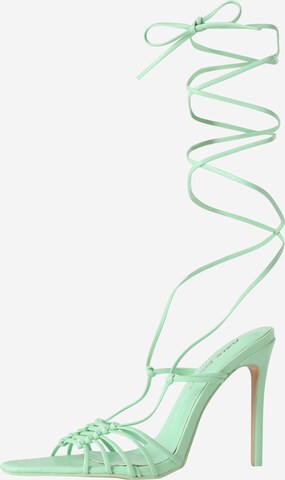 Public Desire Sandalen met riem 'VALENCIA' in Groen