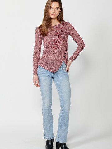 KOROSHI T-shirt i röd