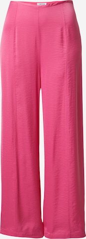 EDITED Wide leg Broek 'Jemma' in Roze: voorkant