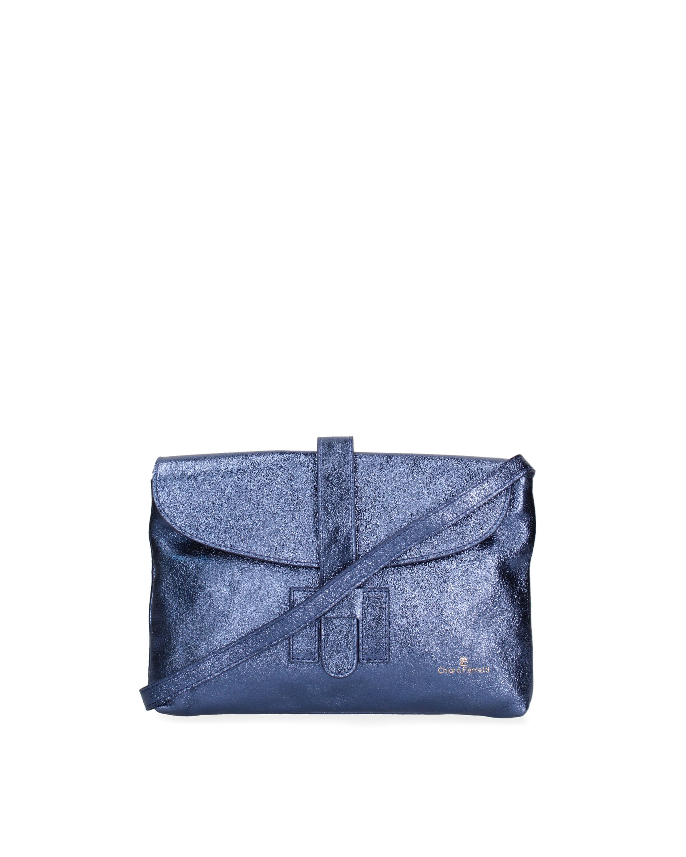 Chiara Ferretti Clutch in Blau: Vorderseite