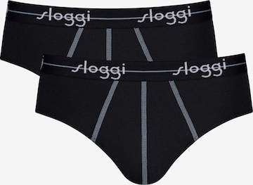 Slip SLOGGI en noir : devant