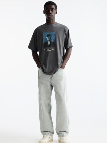 Pull&Bear T-Shirt in Grau