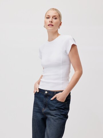 LeGer by Lena Gercke Shirt 'Kora' in Wit: voorkant