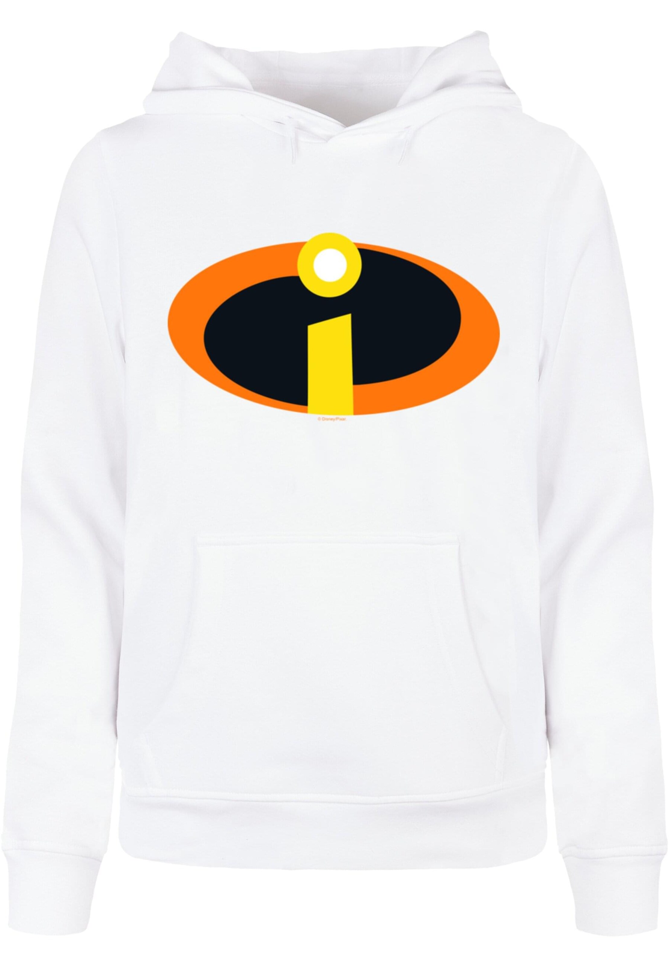 ABSOLUTE CULT Sweatshirt 'The Incredibles 2 - Costume' in Wit: voorkant