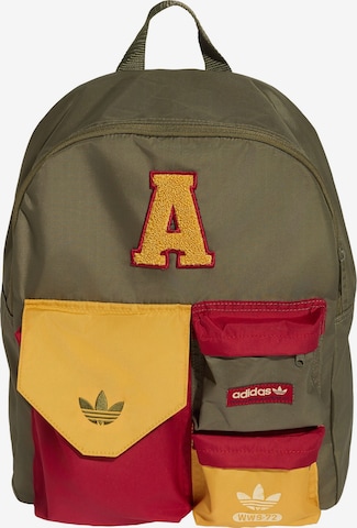 ADIDAS ORIGINALS - Mochila 'Archive' em verde: frente