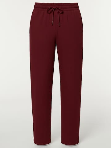 Eoselio Regular Broek 'City' in Rood: voorkant
