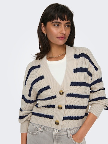 ONLY Strickjacke 'ONLCarol' in Grau