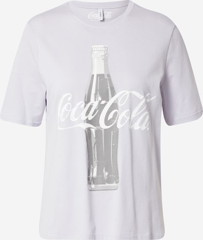 ONLY T-Shirt 'COCA COLA' in grau / pastelllila / schwarzmeliert / weiß, Produktansicht