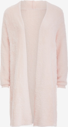 YASANNA Knit Cardigan in Pink: front