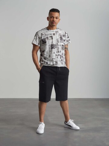 ABOUT YOU x Benny Cristo Regular Shorts 'Ron' in Schwarz