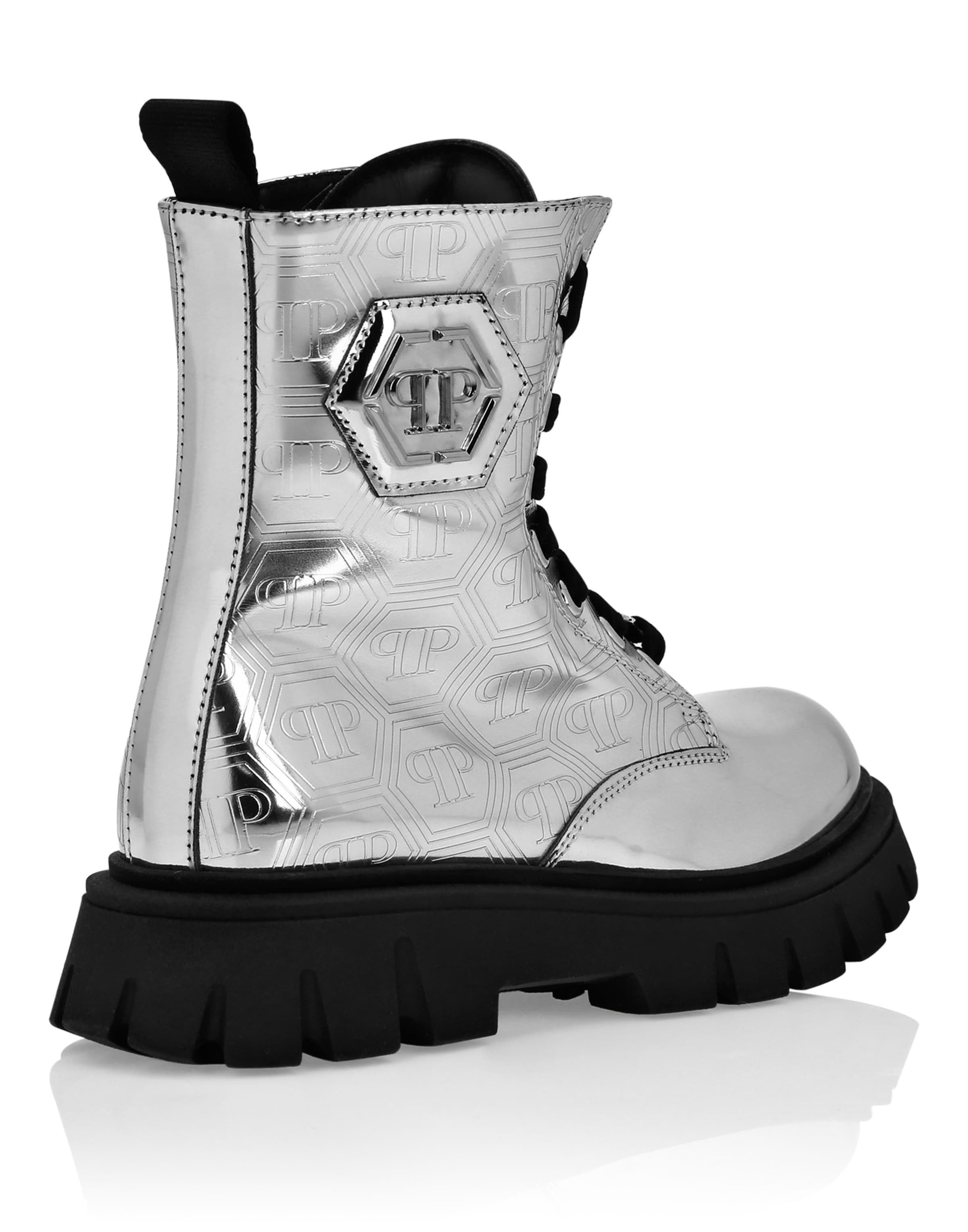 Philipp Plein Laarzen in Zilver