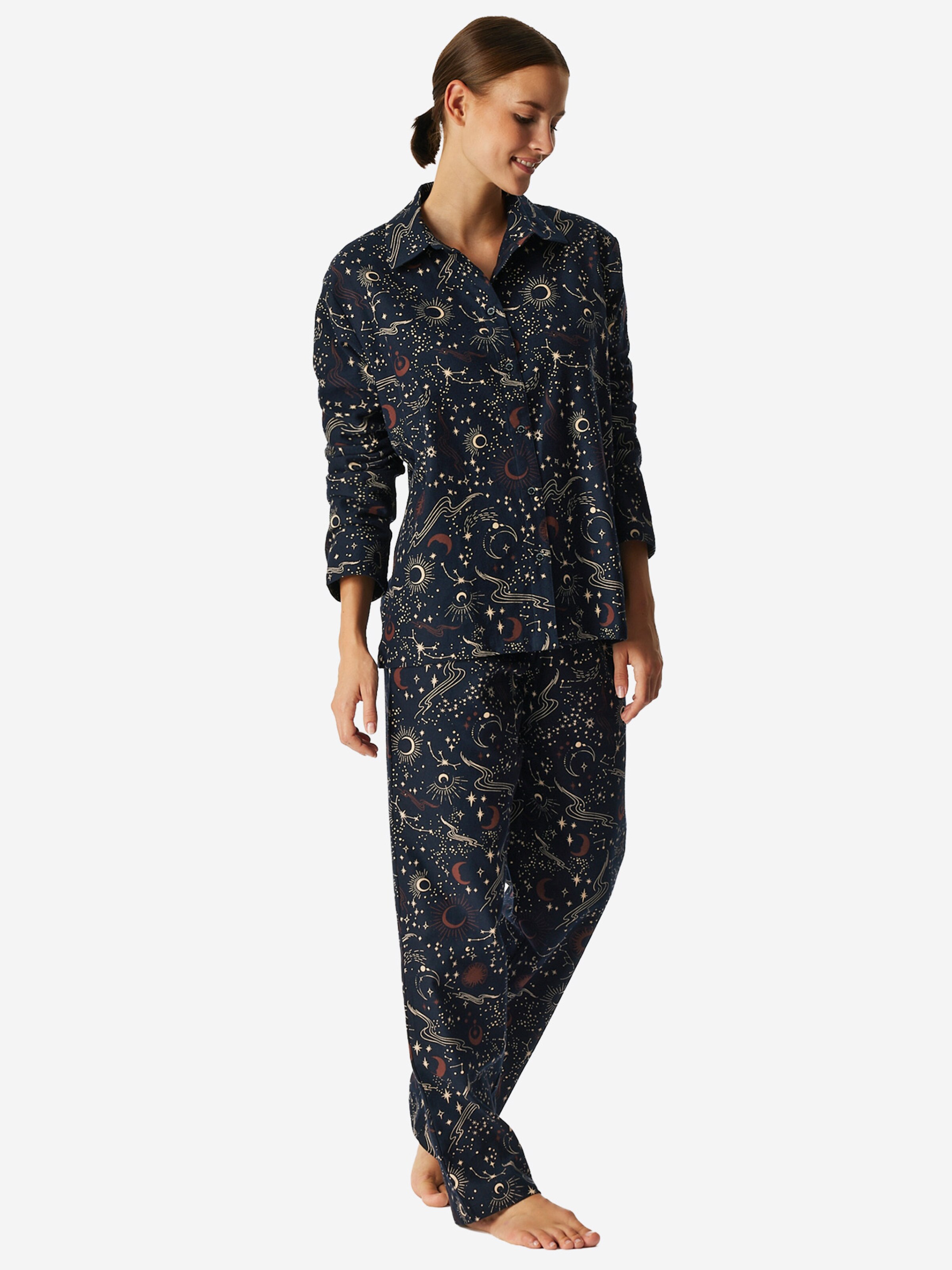 SCHIESSER Pyjama ' X-Mas Gifting Sets ' in Blauw