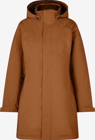 NORDISK Winter Coat 'Vigdis' in Brown: front
