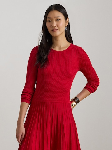 Lauren Ralph Lauren Kootud kleit, värv punane