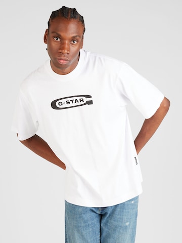 G-Star RAW Koszulka w kolorze biały: przód