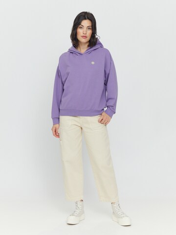 mazine Sweatshirt ' Nyssa Hoodie ' in Purple