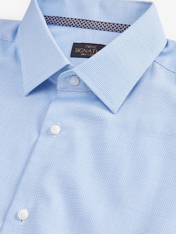 Next Slim fit Button Up Shirt in Blue