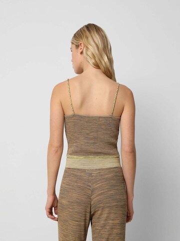 Scalpers Knitted Top in Green