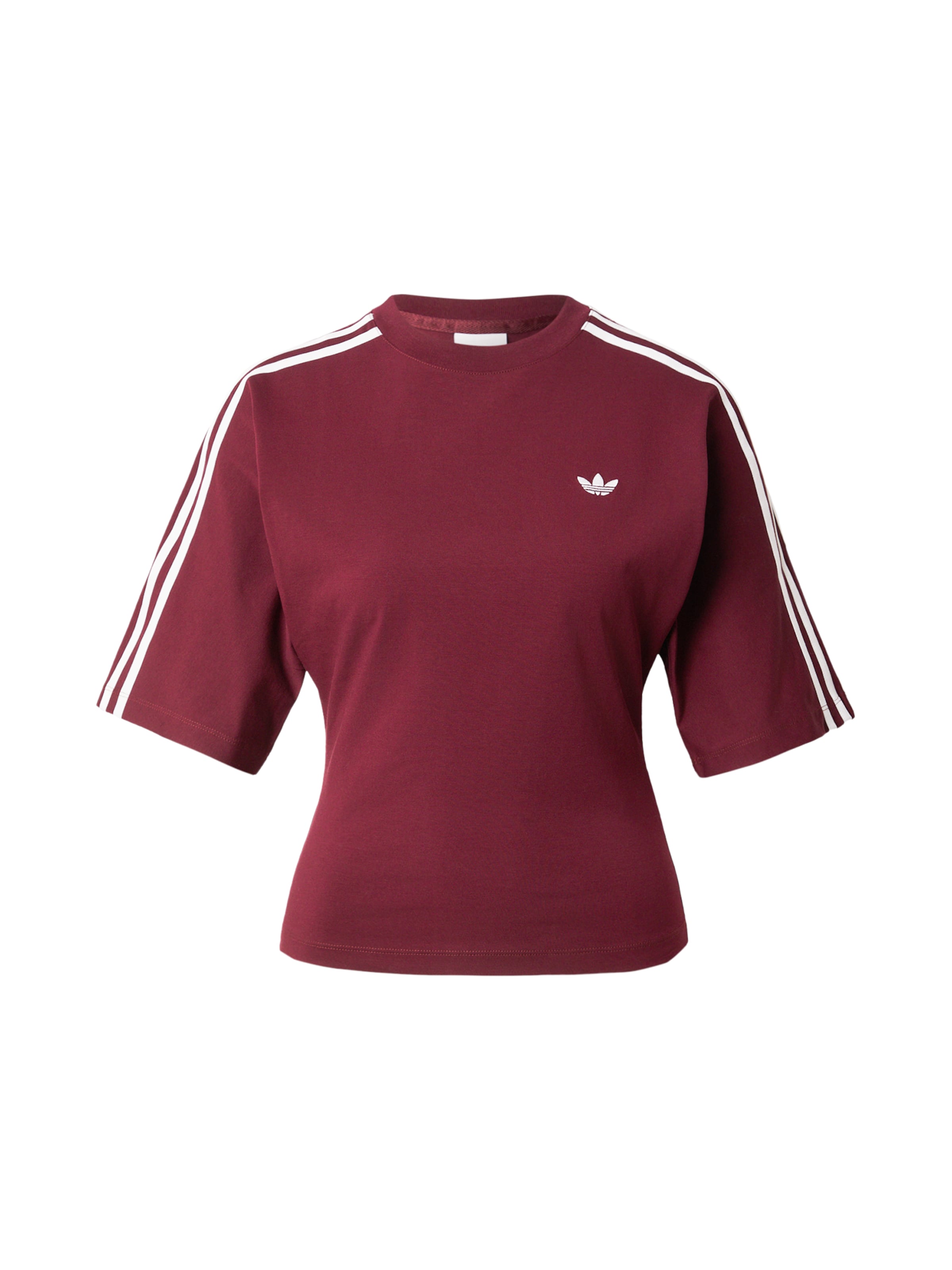 ADIDAS ORIGINALS Camiseta en rojo vino / blanco, Vista del producto