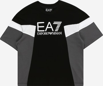 EA7 Emporio Armani Shirt in Black: front