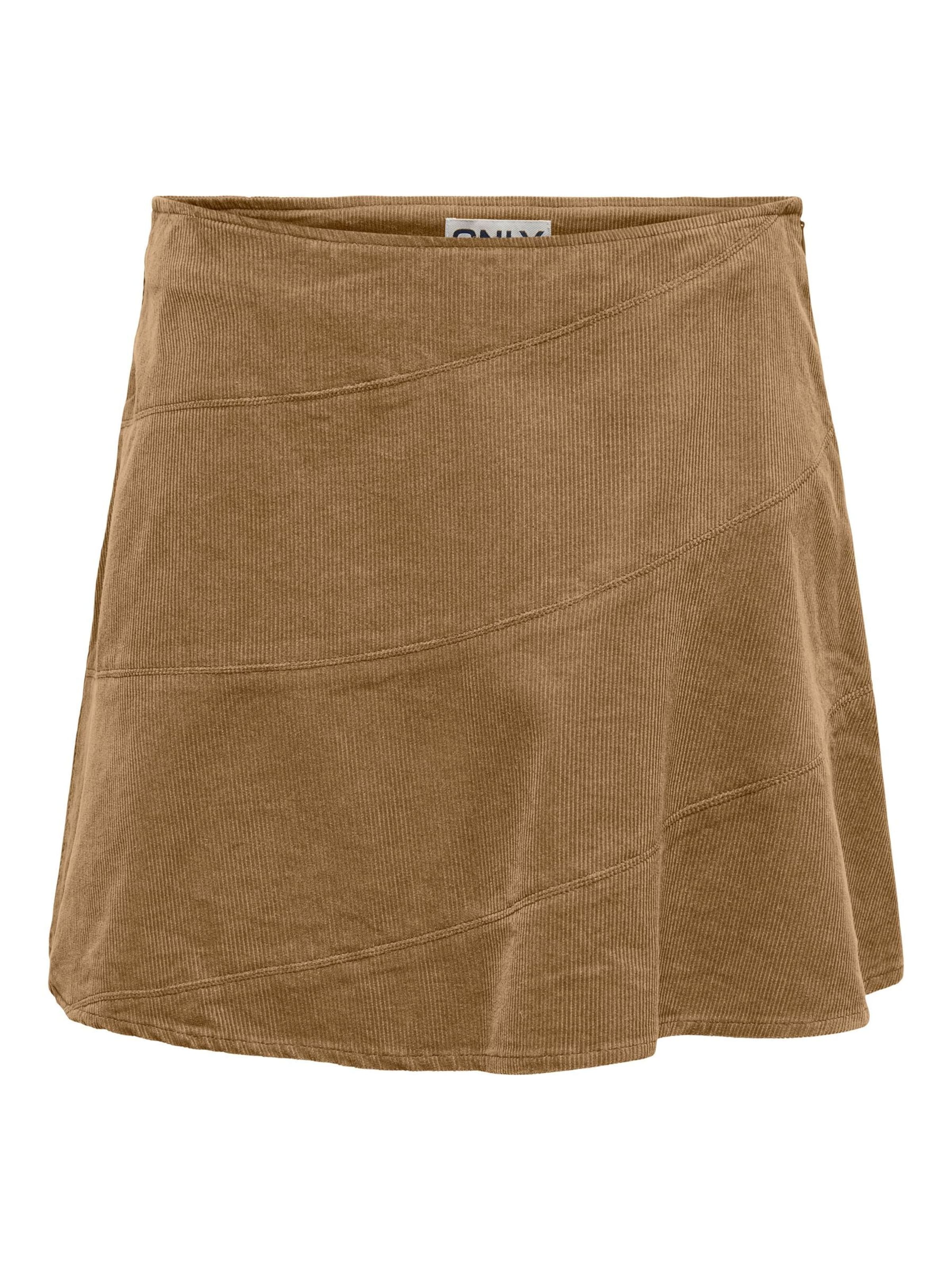 ONLY Rok 'ONLMOXIE' in de kleur Bruin, Productweergave