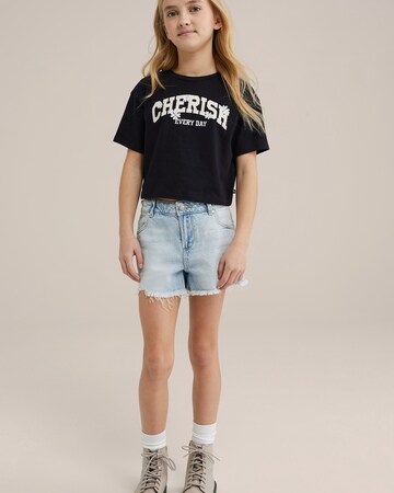 WE Fashion Обычный Джинсы в Синий