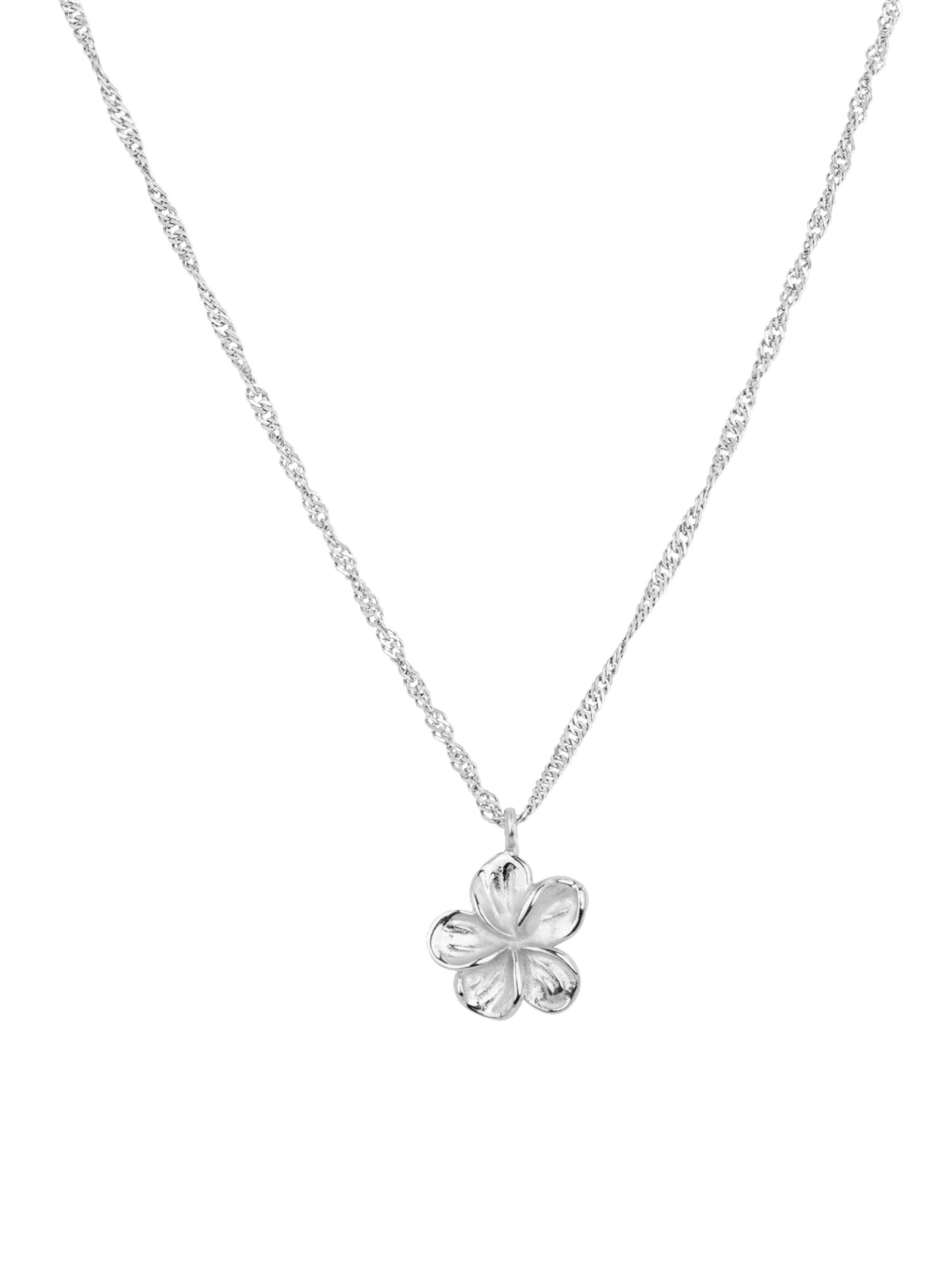 Luamaya Necklace 'Flora Necklace' in Silver: front