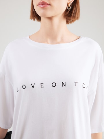 10Days T-Shirt 'Love' in Weiß