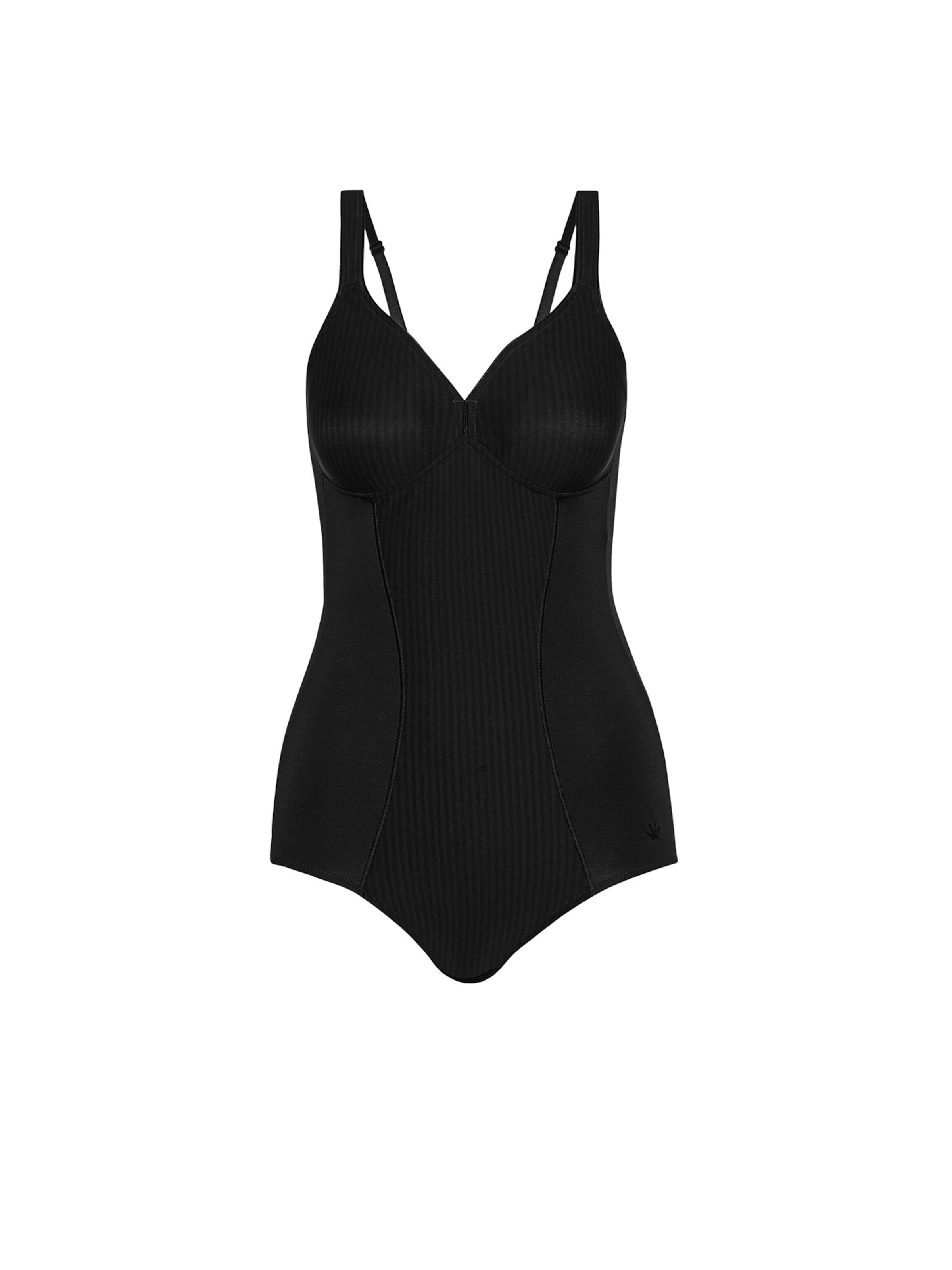 TRIUMPH Body ' Modern Soft+Cotton ' in Schwarz: Vorderseite