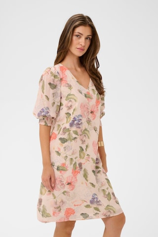 Cream Šaty 'Lucia' - Ružová